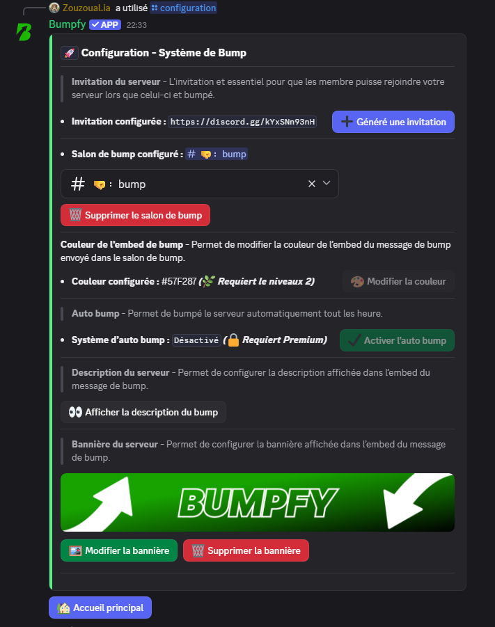 Bumpfy • Bot Discord de Bump Automatique, Boost Serveur, Croissance ...